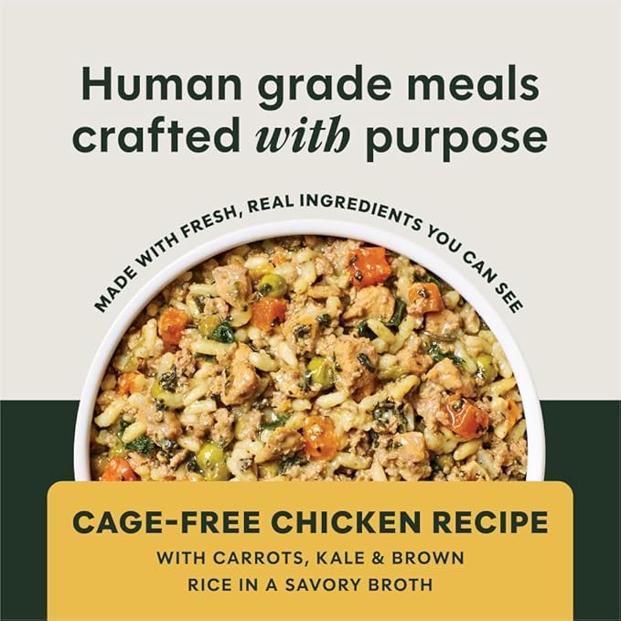 Instinct Freshly Crafted Meals, Dog Wet Food or Topper - Cage-Free Chicken, 11 oz. Carton