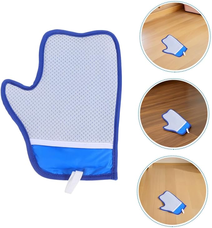 TOYANDONA 2pcs Pet Hair Removal Gloves Double-Sided Electrostatic Grooming Mitts for Cats Dogs Reusable Lint Remover for Furniture Clothes Car Seats Ergonomic Comfortable Fit