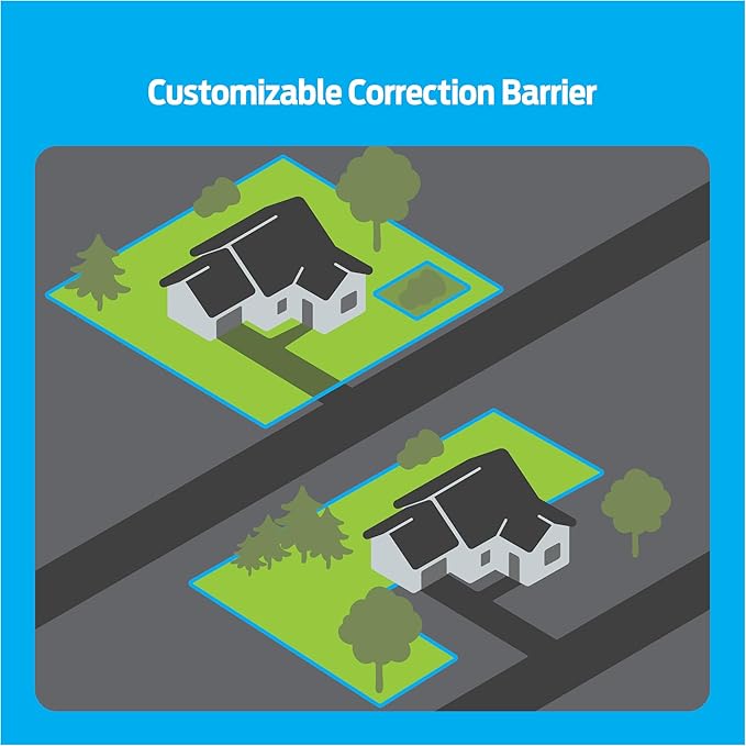 Premier Pet In-Ground Fence System - Customizable Boundary Shape for Dog Yard Safety - Expandable Coverage Area with Wire & Flag Expansion Set - Waterproof Collar - Adjustable Static Correction