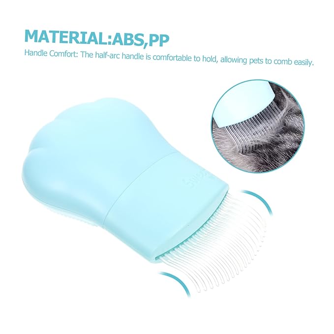 VICASKY PET Comb for Cats Adjustable Cat Grooming Brush Massage Function PET Hair Remover and Dematting Tool Ergonomic Design for Easy Use