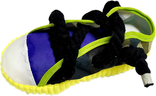 Dogs Chew Toy Shoe for Aggressive Chewer Pet Plush Puppy Soft Teething Rope Lovely Squeaky Pet Supplies Dogs Plush Squeaky