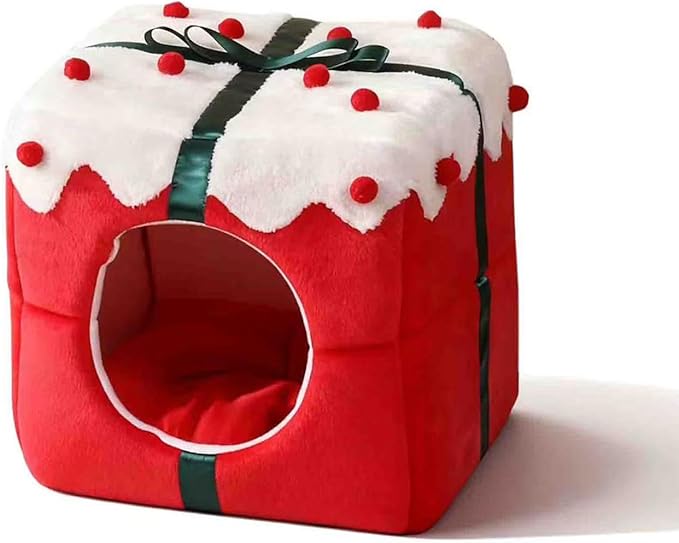 Cat Sleeping Bag for Indoor Cats - Pet Slipper Cave Bed for Indoor Cats and Small Dogs, Cozy & Soft Plush, Anti-Slip & Durable, Washable for Kittens and Puppies