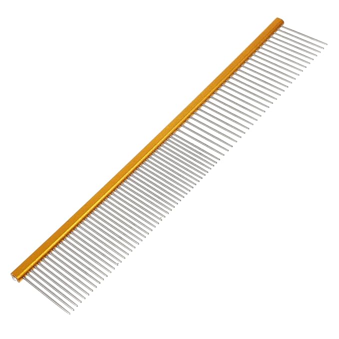 BESPORTBLE Ergonomic Pet Comb Grooming Accessory for Dogs Cats Wear-resistant Easy to Use Portable