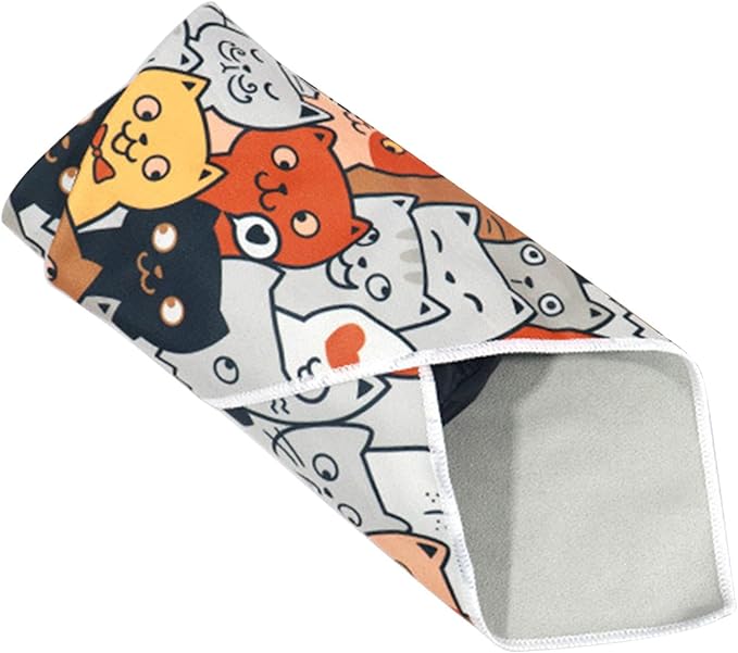 Cat Grooming Wrap - Self-Adhesive Adjustable Fabric Blanket for Cats, Cat Swaddle for Nail Trimming | Cat Burrito Wrap, Multifunctional Anti-Escape Grooming Bag for Nail Clipping and Grooming