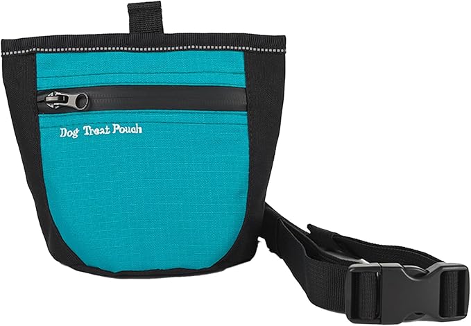 Portable Pet Training Waist Bag Treats Bag for Outdoor Walking Running Use with Zippered Pocket and Adjustable Belt Dog Gear Pet Supply Dog Gear