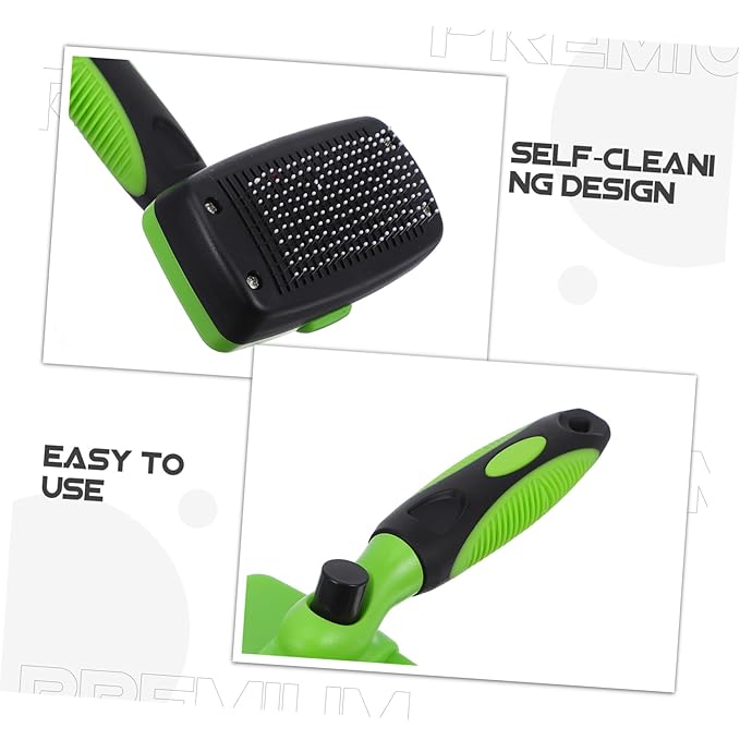 Yardwe Self- Pet Grooming Brush for Dogs and Cats Dog Brush for Shedding Pet Hair Comb
