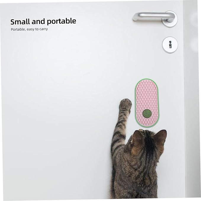 Cat Self-scratcher Wall Sticky Massage Comb Cat Grooming Tool Scratch Board Multi-use Toy