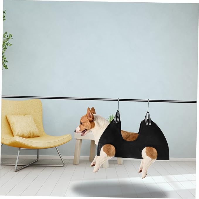 Pet Grooming Hammock Sling Kit for Dogs and Cats Pet Nail Clipper and Trimmer Set Convenient Grooming Supplies for Medium and Small Color Random