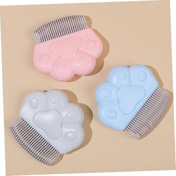 3Pcs Multi Function Grooming Brush for Cats Portable Pet Hair Combs for Easy Shedding De Shedding and Skin Massage for Household Use and Bonding with Pets