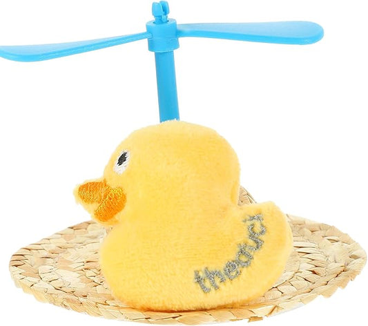 DOITOOL Pet Straw Hat and Woven Sun Cap, Breathable Straw Material, Adjustable Fit, Summer Outdoor Sun Protection for Dogs and Cats, Cute Photo Prop Pet Supplies
