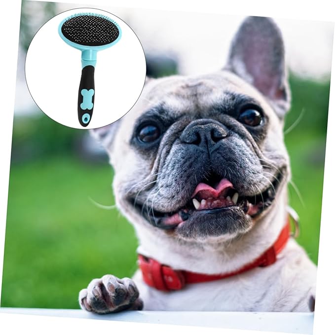 Cat Hairbrush Pet Supplies Cat Brush for Grooming Comfortable Handle Round Smooth Tips