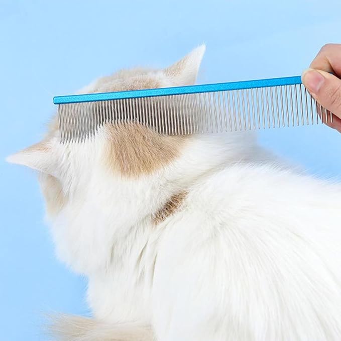 2PCS Hair Brush Comb For Cats Shedding Furs Grooming Dog Remover Massage Messfree Pet Grooming Supply Cats Hair Deshedding Brush