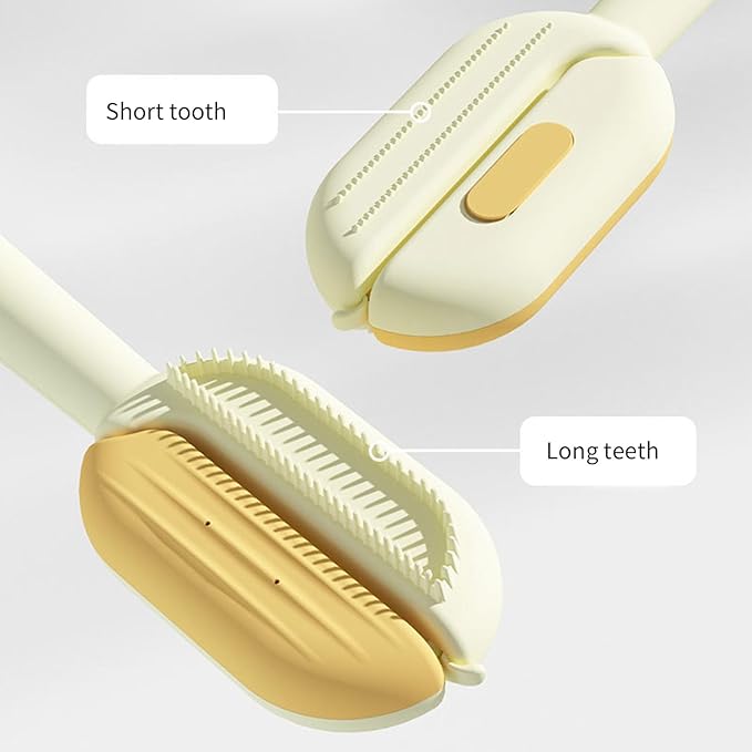 Pet Grooming Shedding Comb for Kitten Remove Loose Hair Long Massage Comb with Water Tank Pet Supplies