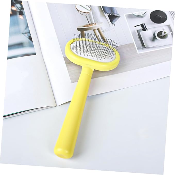 BESTonZON Cat Grooming Comb for Cats and Dogs Massage Grip PET Beauty Tool for Household Grooming and Fur Removal