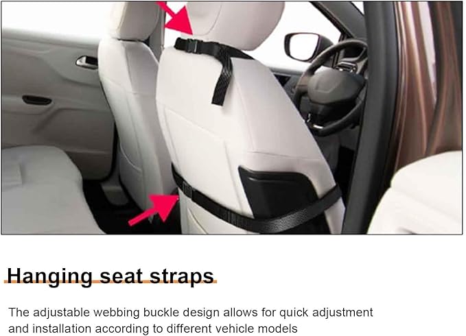 Front Seat Pet Mat for 2018-2023 2024 Chevy Equinox, Foldable Portable Dog Carrier Travel Basket Cat Puppy Kitten Cushion Protective Pad Supplies,Black