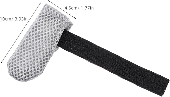 4Pcs Cat Boots - Cats Nail Caps Mittens Paw Covers Shoes for Bathing Shaving Checking Nail Cutting Pet Grooming Socks Anti-Scratch Adjustable Pet Claw Protector Foot Sleeves - Grey M