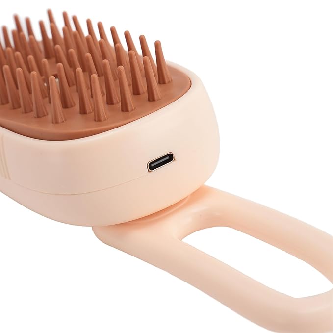 aqxreight Cat Mist Brush Multifunctional One Click Spray Shedding Bath Brush Pet Steam for Cats Dogs Grooming Supplies Pink It Must Problems Tool Pet Knots Mist Knots Solve (Beige)
