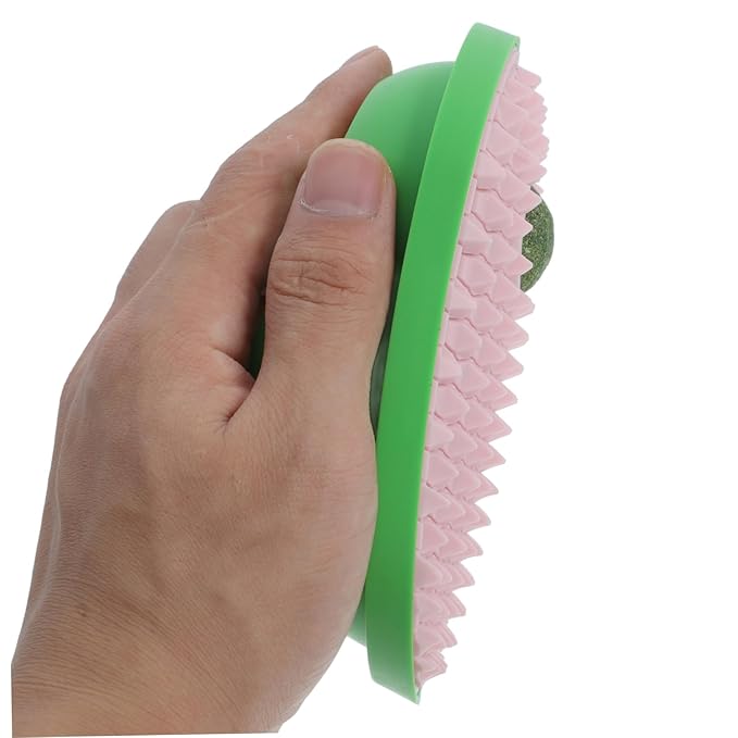 BESPORTBLE Cat Self Sticky Massage Comb Wall-mounted Cat Scratcher Toy Lightweight Grooming Aid Space-saving Design for Play and Self-care