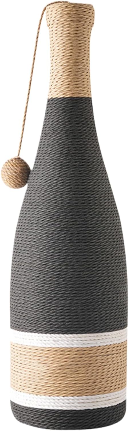 Vertical Cat Scratching Posts | with Ball Wine Bottle Natural Vertical Supplies | Stimulating Cat Toys,for Mental Stimulation Simulation Home Play Training Floor Play Travel Indoor