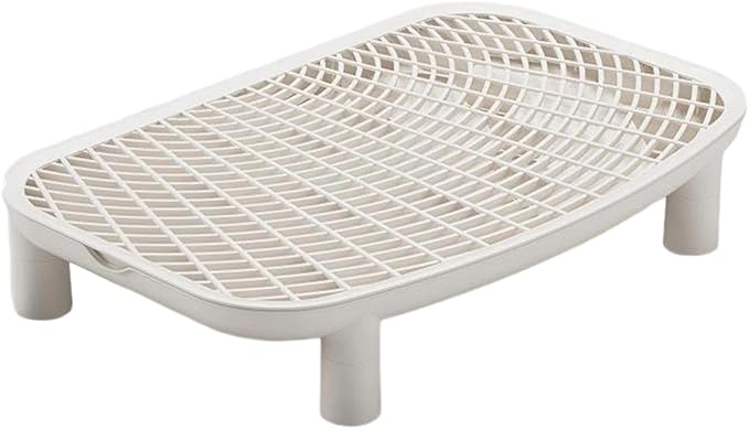 Cat Litter Trapping Mat Ramp Step Easy Clean Washable Non-Slip Footboard for Bathroom Lavatory 18.11x11.81x3.54 inch
