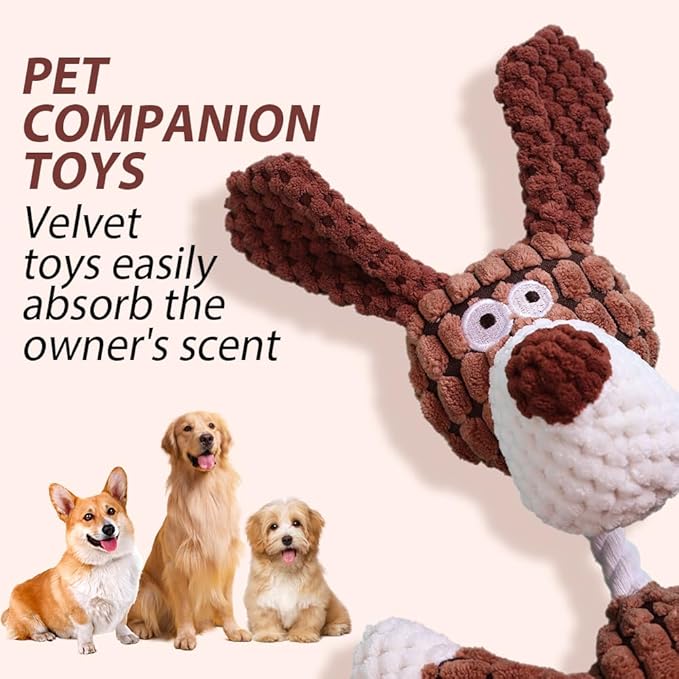 Upgrade Bite Buddy Chew Toy for Dogs, 2025 New Bitebuddy Dog Toy Indestructible Stuffed Animals for Dogs, Cute Soft Resistant Squeaky Dog Toys for Heavy Chewers (#A1)