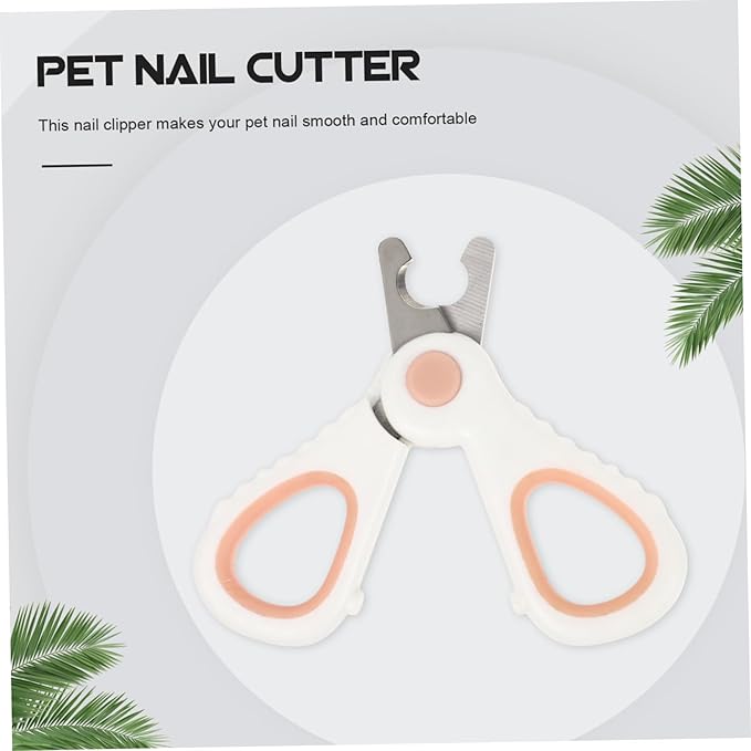 Toyvian 1pc Ergonomic Pet Nail Clipper Dog Nail Cutting Tool Safe Pet Grooming No Quick Injury