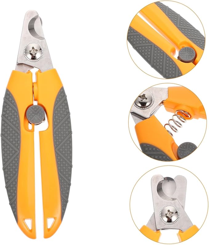 Milisten Portable Pet Nail Clipper for Dogs and Cats Ergonomic to Use Safe Nail Trimmer for Animals Convenient Daily Grooming