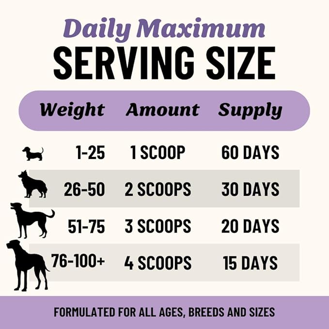 Fido's Grass-Fed Beef Bone Broth for Dogs 7oz with 94% Protein - Picky Eaters Human Grade Bone Broth Powder for Dogs - Made in USA - No Preservatives - Supports Joints + Gut Health - 60 Scoops