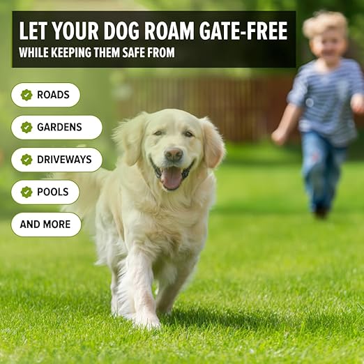 Dog Fence Wire for Electric Dog Fence System, 1000 ft, Covers 1 Acre Area, Easy to Install, Compatible with reputable Underground Fence Brands, Durable, 20 Gauge Wire .025 Polyethylene Coated