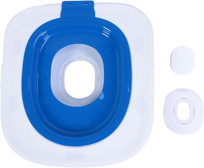 Cat Toilet Training Kit, Detachable Design for Easy Cleaning Reusable Removable Pet Toilet Trainer Seat Universal Reusable Environmentally Friendly Cat Toilets Trainer for Pet (Blue)