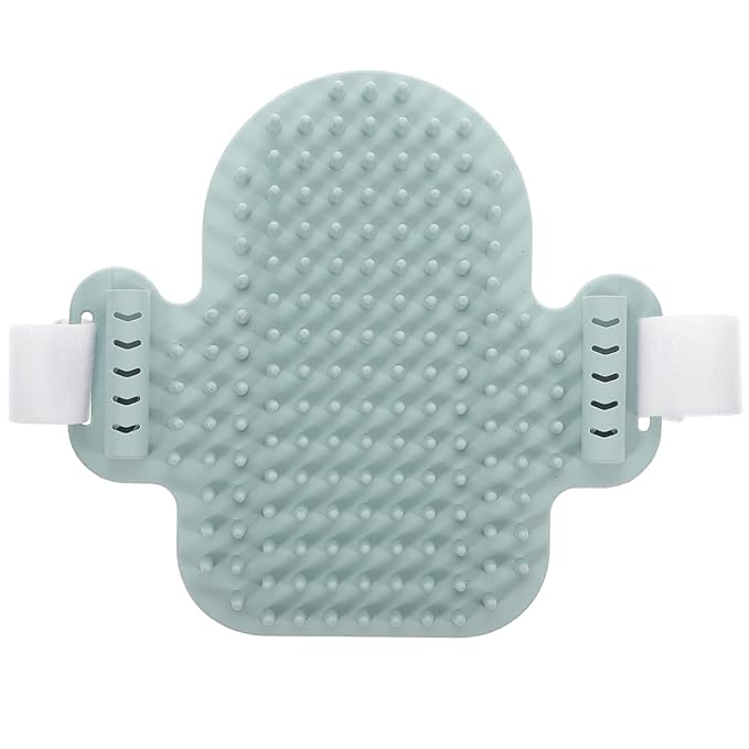 Cat Corner Massage Comb Rubber Bristles Self Grooming Wall-mounted Pet Brush Practical Green Cat Grooming Tool Random Color