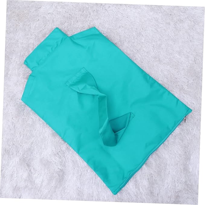 BESPORTBLE Multi-Functional Cat Grooming Bag Fixed Pouch for Bathing Nail Trimming and Medicine Administration Breathable Durable Design for Pet Cats Deep Green