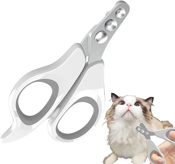 Nail Clippers for Cats - Claw Scissors for Pet,Splash-Proof Puppy Claw Trimmer - for Cats Dogs Grooming Veterinary Home Indoor Outdoor Travel Camping