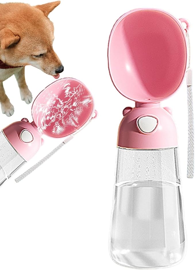 Dog Water Bottle, Leakproof Pet Drinking Bottle, Puppy Watering Dispenser for Walking Camping Outing Personal Pet Supplies Pets Protective Guard 500ml Capacity Professional Grade Authentic Model