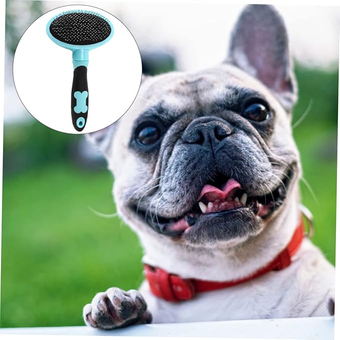 POPETPOP Cat Hairbrush Pet Supplies Comb Brush Cat Grooming Tool Soft Round Tips