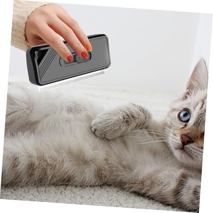 Milisten Dog Cat Hair Grooming Comb Comfortable Handle Daily Pet Supplies for Hair Removal