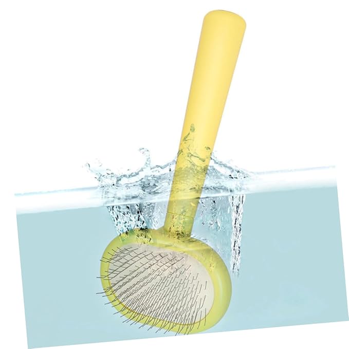 Mikikit Cat Grooming Supplies Cat Brush Dog Brush for Shedding Long Handle Pet Comb Pet Massage Comb Hair Remover