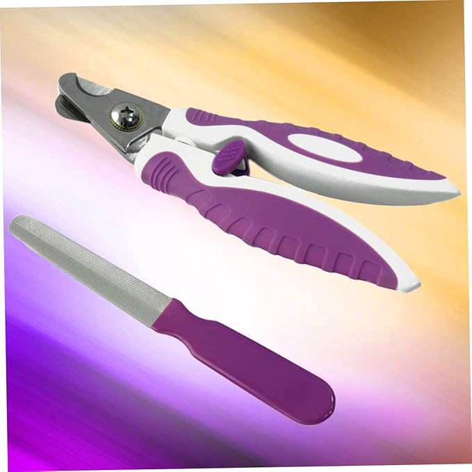 BESPORTBLE Dog Cat Nail Clippers Stainless Steel Pet Grooming Scissors Portable Nail Cutters Spring Release Handle