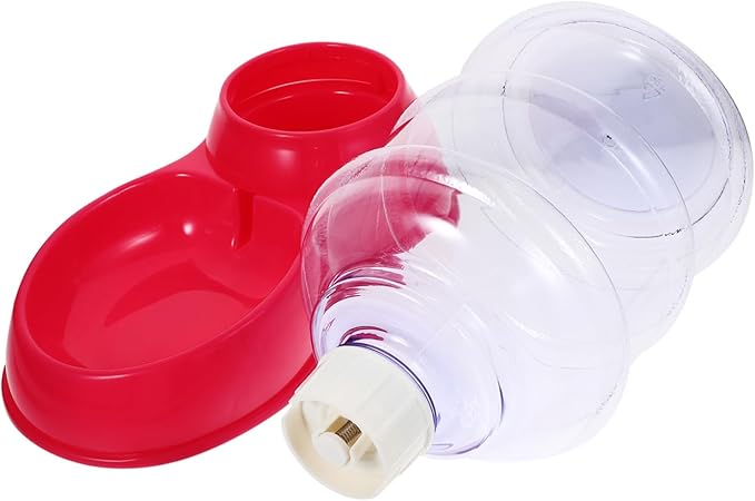 Cat Automatic Feeding Device Pet Food Bowl Water Basin Drinking Fountain Safe Easy to Clean