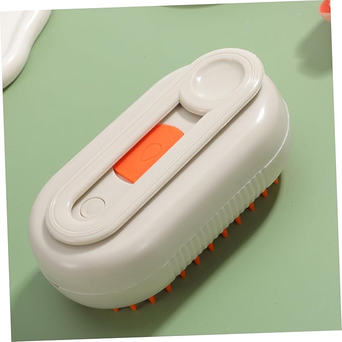 Cat Grooming Brush with Spray Function Rotatable Handle Pet Shedding Tool for Long Haired Dogs Indoor Cats Compact Design for Effortless Grooming Sessions