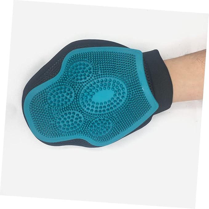 BESPORTBLE Pet Massage Glove Brush Double-Sided Lint Brush Dog Grooming Cats Dogs Easy Odor Removal