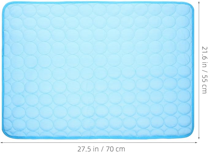 TOYANDONA Pet Cooling Mat for Dogs Large 70x55 Cm Non-Toxic Self-Cooling Pad Washable Dog Sleep Mat Comfortable Supplies