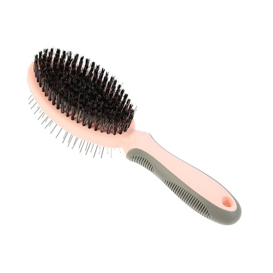 YARNOW Cat Grooming Comb Non-slip Double-sided Pet Comb for Dead Hair Removal