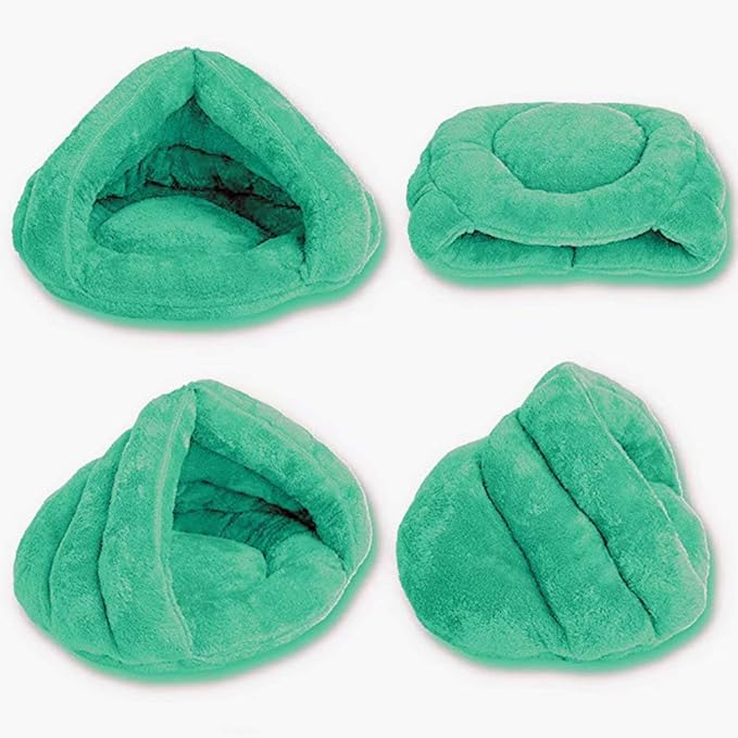 Pet Tent Cave Bed for Small Medium Puppies Kitty Dogs Cats Pets Sleeping Bag Thick Fleece Warm Soft Dog Cuddler Burrow House Hole Igloo Nest Cozy Bed for Cat Puppy