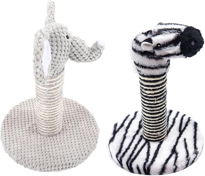 IMIKEYA 2pcs Cat Scratching Posts Kitten Climbing Frame with Wear-Resistant Sisal Rope Small Indoor Scratcher for Daily Use