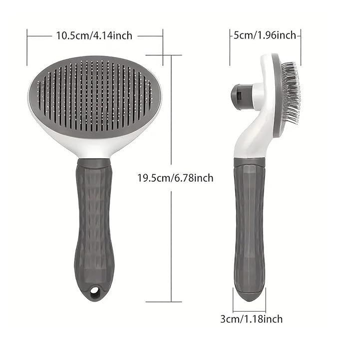 One Click Press Pet Hair Removal Cleaning Brush Pet Comb Cat And Dog Hair Specialized Pet Supplies Remove Floating(Blue)
