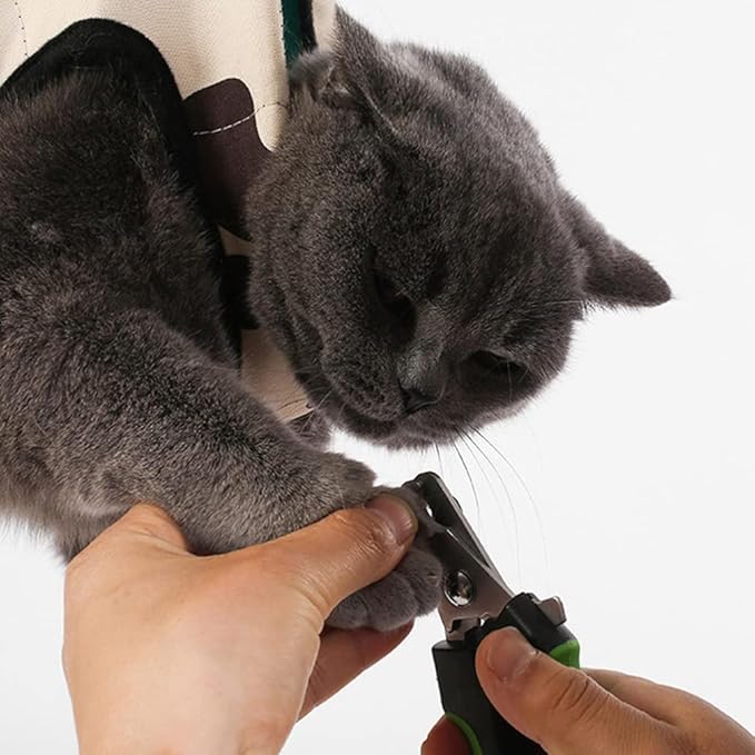balacoo Cat Grooming Hammock for Nail Trimming Pet Sling for Grooming Cats and Dogs Comfortable and Sturdy Design Oxford Cloth