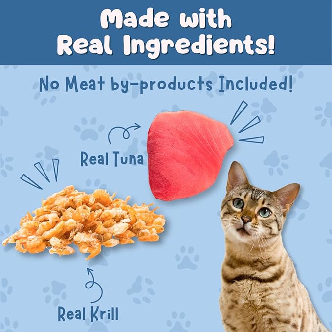 Queen's Cat & NUTRI PLAN Wet Cat Food Gourmet Tuna & Krill Shrimp Meat Recipe 5.64 oz Cans, High Protein Taurine Rich, No Added Preservatives or Seasonings, Complete Balanced Nutrition, Pack of 24