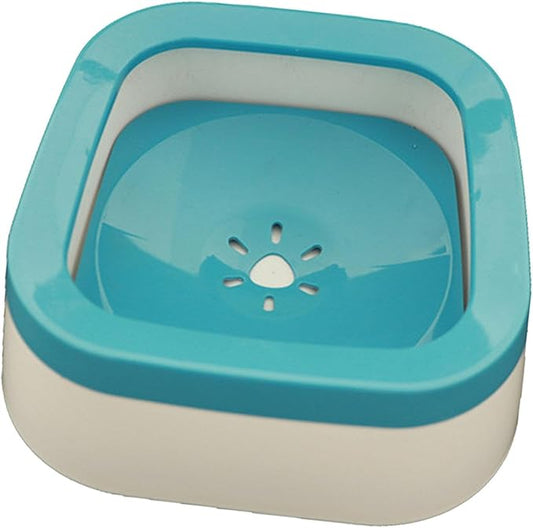 Dog Water Bowl Dispenser Water Feeder for Dogs Feeder Cat Dog Supplies Cat Bowls Water Dispenser for Pet Messy Drinkers Kitten, Blue