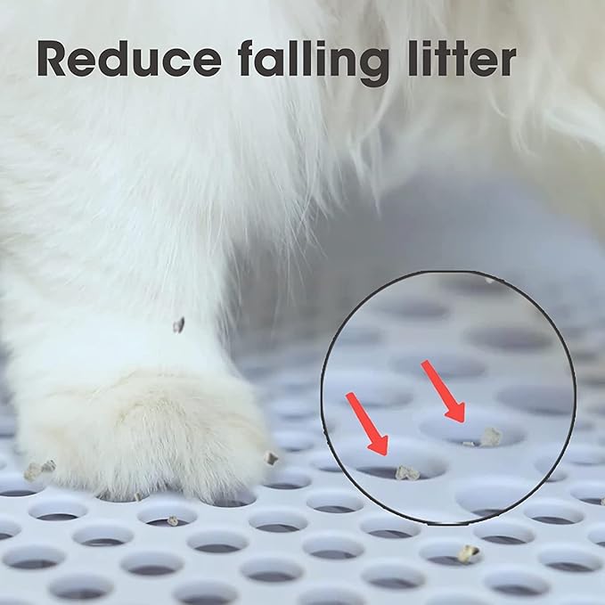 CATLINK Ramp, Compatible with Prox Series Self Cleaning Cat Litter Box, Easy Entry for Elder Cats, Kitten and Cats with Limited Mobility, Traps Mess from Box and Paws (White)